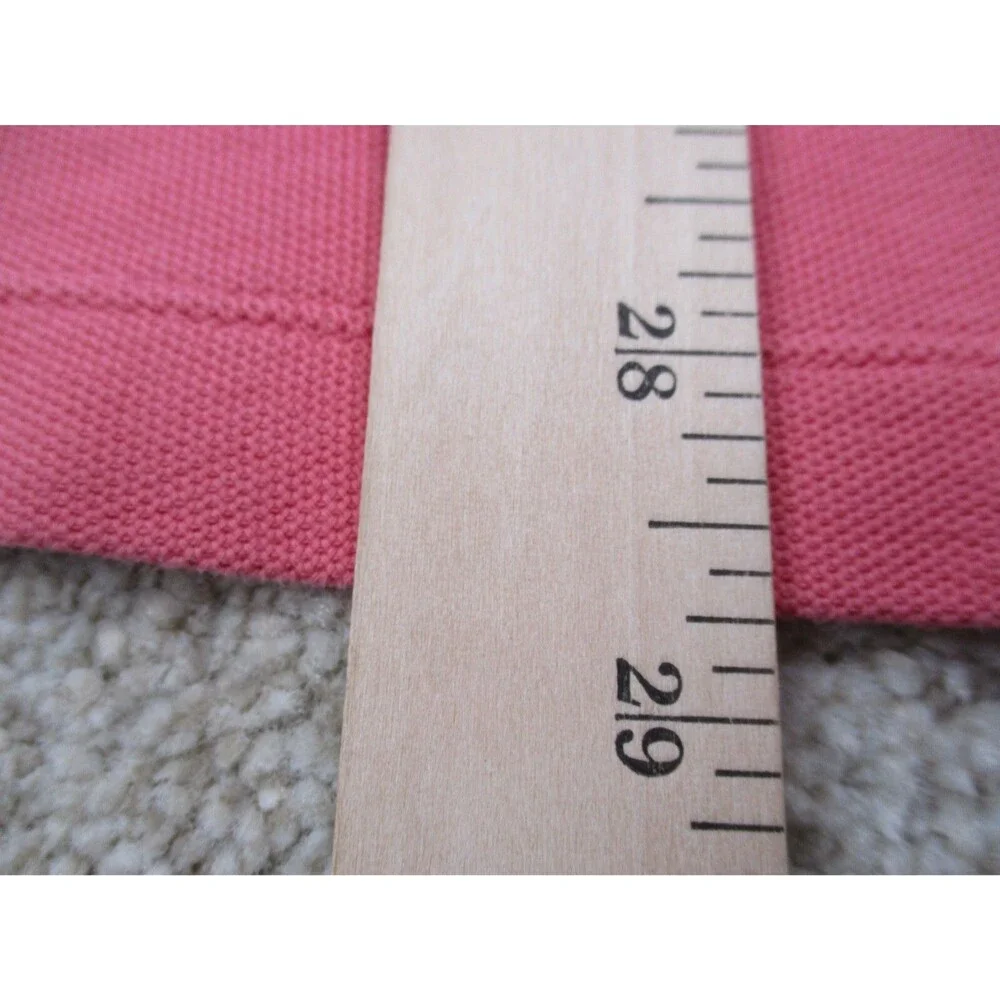Patagonia Belwe Pique Polo Shirt Men Extra Large XL Pink Organic Cotton Golf - Picture 10 of 11